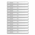 Officespace 12 in. Plastic Standard & Metric Non-Shatter Flexible Ruler, Clear, 12PK OF3761146
